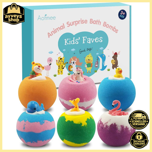 Badebomben geschenkset 6pcs - geschenkset,