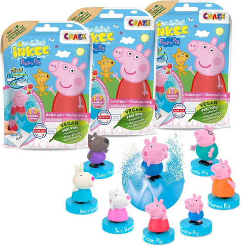 Inkee peppa pig - inkee, badekugeln