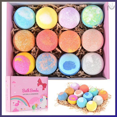 Badebomben geschenkset 12er - badebomben,