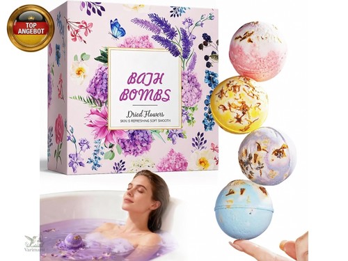 Badebomben geschenk set - badebomben, 4er