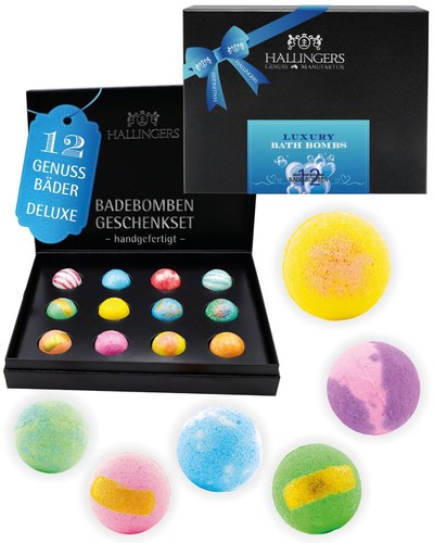 Badebomben geschenk set - badebomben, geschenk-set
