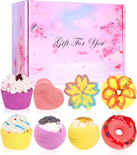 Badebomben geschenkset 8 - badebomben,