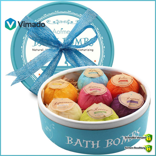 Badebomben geschenkset 7pcs - geschenkset,