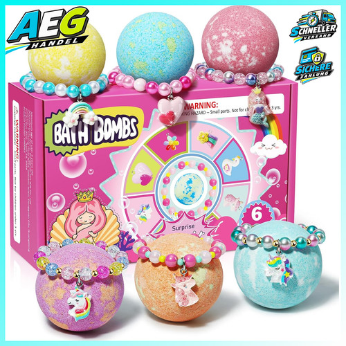 Badekugeln einhorn mit - badekugeln,
