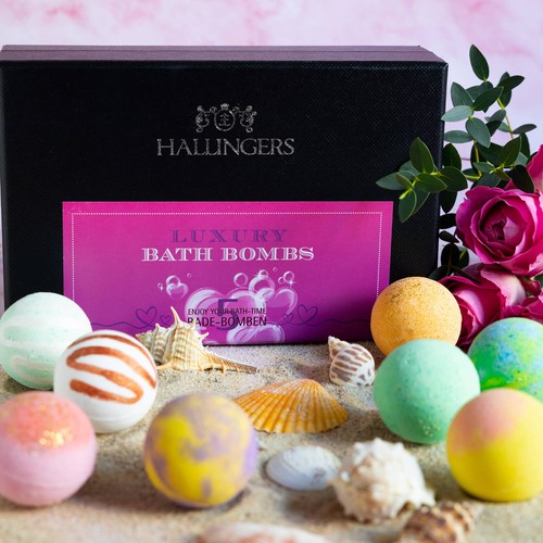Badebomben geschenk set - badebomben, geschenk-set